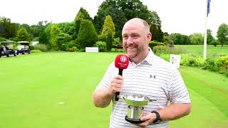 Oliver HirstGreenham takes the trophy  English Open for Golfers with a Disability  2023 [upl. by Broek]