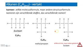 Koolstofverbindingen 1 alkanen [upl. by Ylenaj]