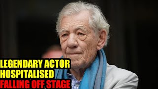 Legendary actor hospitalised after falling off stage [upl. by Ydualc]