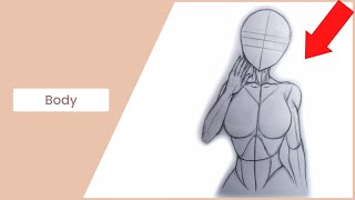 How To Draw A Body Anime Tutorial  Drawing Easy [upl. by Freiman864]