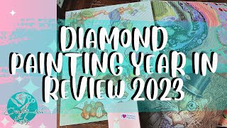 Diamond Painting Year in Review 2023  Look at What I Finished [upl. by Marucci]