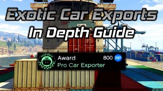 GTA Online Los Santos Tuners Daily Exotic Exports In Depth Guide Easy Pro Car Exporter Award [upl. by Enamart49]