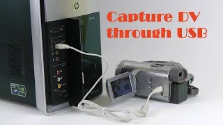 How to transfer video from a MiniDV camcorder to a computer via USB [upl. by Clay]