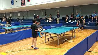 2024 south pennants table tennis div 2 Ian Lin vs Simon Wu set 5 [upl. by Pennie]