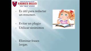 Resumen y parafraseo 6to grado de primaria Andrés Bello [upl. by Traver]