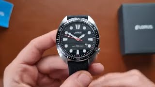 Unboxing 📦 Lorus Seiko Alternative Sports Watch RH929LX9 [upl. by Leahey197]