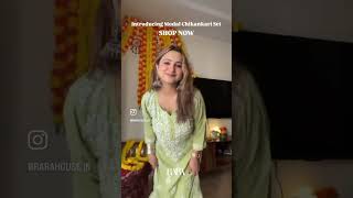 Shop Now chikankarikurti chikankari modal shopnow trending viral festive fashion ytshorts [upl. by Adhamh340]