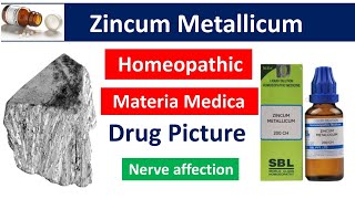 Zincum Metallicum Homeopathic Medicine  Drug Picture  Materia Medica bhms materiamedica zincum [upl. by Fabrin608]