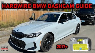 HOW TO HARDWIRE DASH CAM BMW G20 G30 2017 EASY [upl. by Gemperle]