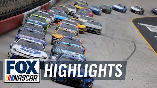 NASCAR Cup Series Food City 500 Highlights  NASCAR on FOX [upl. by Kirbee823]