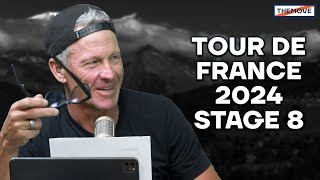 First repeat win of this tour  Tour de France 2024 Stage 8  THEMOVE [upl. by Orelie]