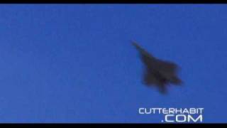 F22 Raptor Vector Thrust Loop  Air Show [upl. by Pazice]