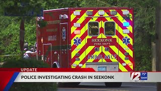 Crews respond to serious Seekonk crash [upl. by Auqinahc]