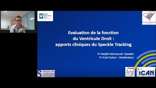 Evaluation de la fonction du Ventricule Droit et apports cliniques du Speckle Tracking [upl. by Lynnworth]