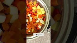 Delicious Middle Eastern Tagine Easy Vegetable Stew Recipe kathyhester veganslowcooker wfpb [upl. by Sehguh]