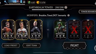 Earthrealm tower battle 200 diamond reward disappointment in mortalkombatmobile gaming trending [upl. by Fadil328]