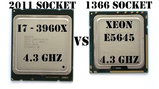 2011i7 3960X vs 1366E5645 43GHz Test Performance i7 3930K X5650 i7 990X [upl. by Zeiger]