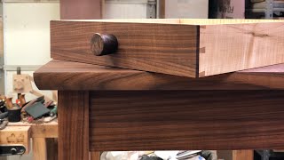 Night stand  Walnut woodworking [upl. by Ris]