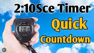 2Minute 10scend TimerQuick CountdownBoost Productivity210sce countdown clock timer [upl. by Farrell]