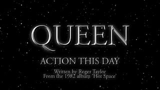 Queen  Action This Day Official Lyric Video [upl. by Bass]