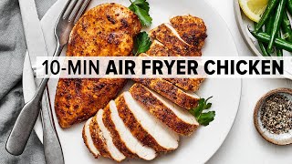 AIR FRYER CHICKEN BREASTS that are super tender flavorful amp juicy [upl. by Nuawed]