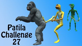 Patila Challenge 27 Patila Dume Tu Cosita amp Gorilla funny moment in jungle [upl. by Nohtanoj]