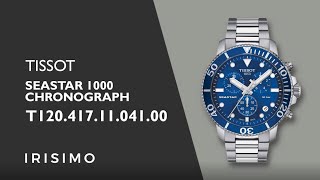 TISSOT SEASTAR 1000 CHRONOGRAPH T1204171104100  IRISIMO [upl. by Ellicec]