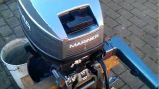 10 hp Mariner Magnum outboard  Mercury made [upl. by Brogle284]