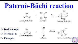 PaternoBuchi reaction Basic concept Mechanism and Examples [upl. by Appilihp]