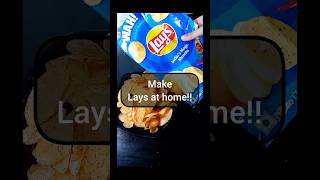 Lays chips recipe at home Lays Blue Packet Chips Recipe 😋 food shorts tasty spicy layschips [upl. by Reffineg]