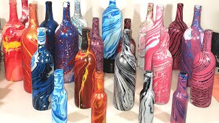 Fun With Hydro Dipping  Bottle Art  Bottle Craft [upl. by Namlak1]