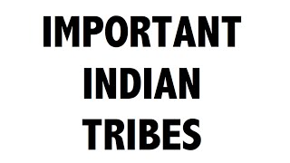 Important Tribes of India  Static General Knowledge [upl. by Yelwah]