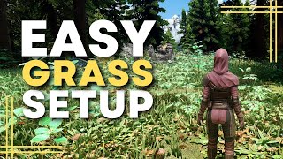 The BEST Grass Mod Setup Skyrim [upl. by Gennaro]