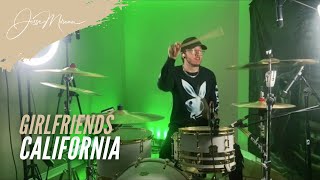 girlfriends  California  Drum Cover [upl. by Eilsehc]