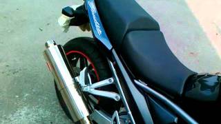 Suzuki gsf 650 Bandit K8 sound Dominator exhaust [upl. by Rehctelf450]