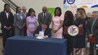 Pritzker signs legislation to enhance early childhood programs [upl. by Weitman]