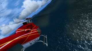 Milviz Bell 407 helicopter  FSXP3D  HD [upl. by Anelrahs]