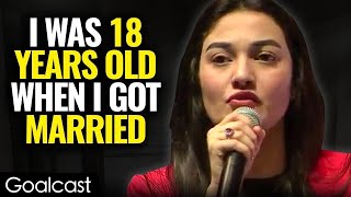 Why Am I Even Alive  Muniba Mazari Speech  Inspiring Women of Goalcast [upl. by Idnahc]