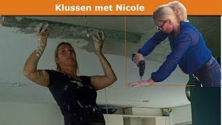 Nicole stuct 51 m2 plafond in woonkamer en keuken [upl. by Tedda675]