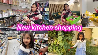 Kitchen shopping  new ghar ky bartan  Sitara yaseen vlog [upl. by Colvin624]