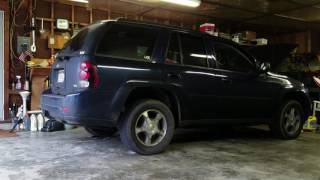 08 Trailblazer LT 53 LH6 first start after cam swap and long tube install [upl. by Billat306]