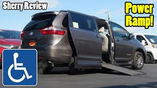 BraunAbility SideEntry Wheelchair Van 2019 Toyota Sienna  Sherry Review [upl. by Nicks270]