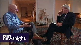 Paxman interviews Christopher Hitchens  Newsnight archives 2010 [upl. by Mitzie]