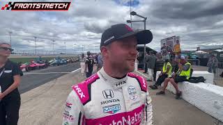 Felix Rosenqvist Discusses His Cars Handling for Nashville Event [upl. by Glynas]