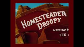 Homesteader Droopy 1954 opening title music error [upl. by Ellesor]