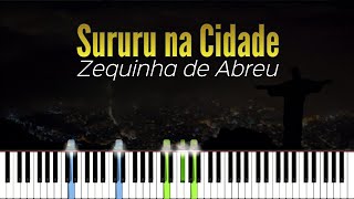 Sururu na Cidade  Zequinha de Abreu  Piano Tutorial  Synthesia  How to play [upl. by Ramor]