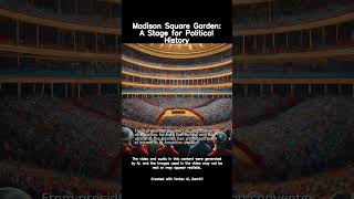 Madison Square Garden A Stage for Political History new shorts [upl. by Udell]