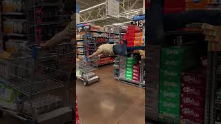 Supermarket Superman Wows Shoppers as He Floats Through the Aisles [upl. by Inge955]