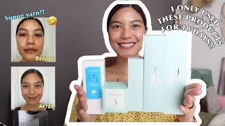 THE BEST SUMMER SKINCARE REGIMEN FEAT LESSENTIAL AZULENE LINE  MY HONEST REVIEW PHILIPPINES [upl. by Eniretac]