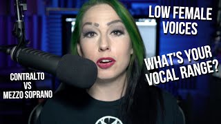 Do you have a low voice How to find your true vocal range for low voiced women [upl. by Nerahs]